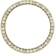 Custom 2.00 CT Lab Grown Diamond Bezel Rolex Datejust 41mm Watch 14k Gold Finish