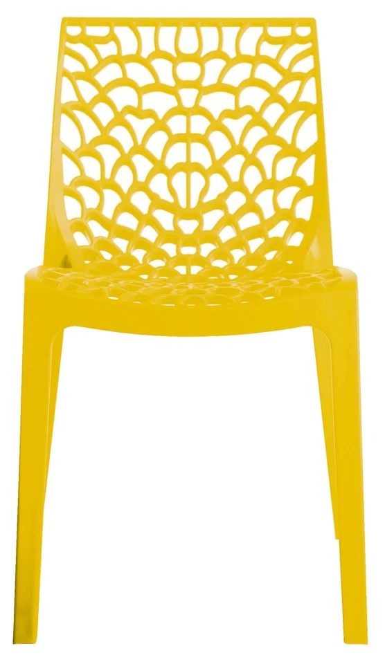 Gruvyer Indoor Outdoor Dining Chairs, from Italy, Stackable, Strong (2 chairs) - Image 3 of 4