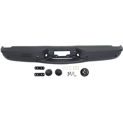 Step Bumper For 2000-05 Ford Excursion Powdercoated Steel with Mounting Brackets