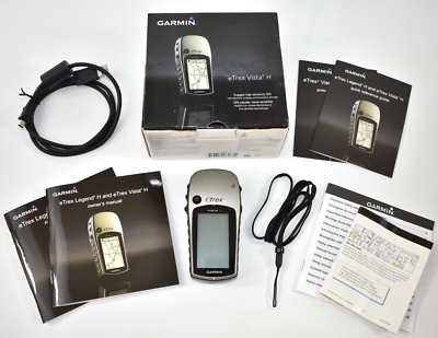 Garmin etrex Vista H Handheld GPS Personal Navigator Complete in 