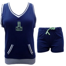 pigiama donna corto spalla larga LANCETTI art. LB2070