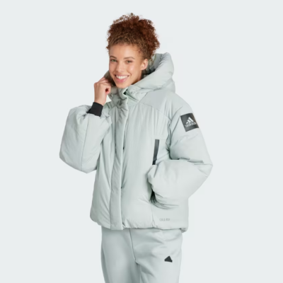 adidas women MYSHELTER COLD.RDY Jacket Small Wonder Silver IK3122