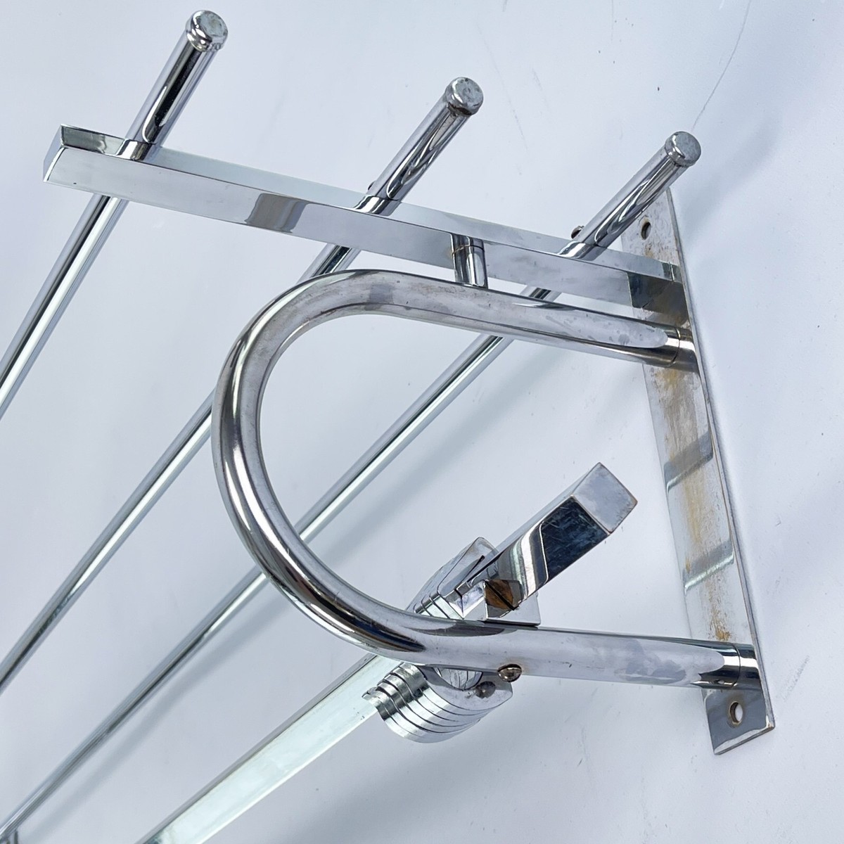 Coat Rack Percheros Bauhaus Bauhaus Chrome-Plated Coat Racks