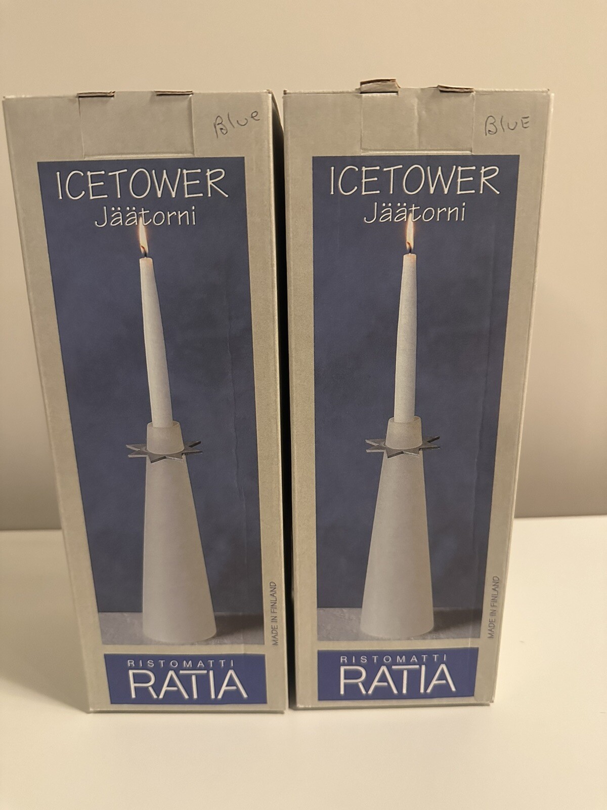 Muurla Finland Icetower Jäätorni Ristonatti Ratia - Two Brand New