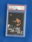 STONE COLD STEVE AUSTIN SIGNED WWF WRESTLING UNDERTAKER TRADING CARD WWE PSA/DNA