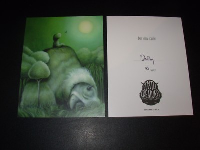 DAN MAY Print DEAR FELLOW TRAVELER 5.5X4.25 GENTLE CREATURES poster art F