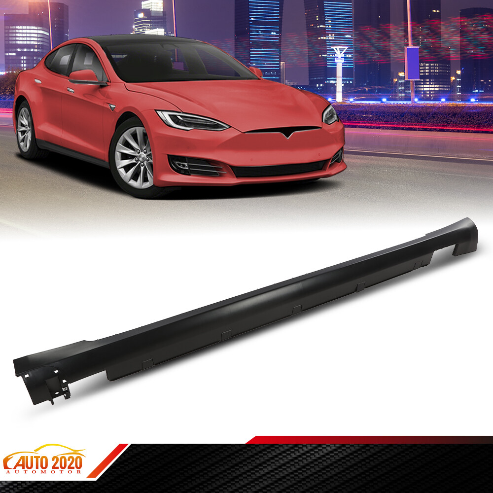 Right Side Skirt Rocker Panel Textured Black Fit For 2012-2021 Tesla Model S