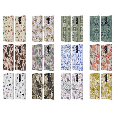 OFFICIAL ANIS ILLUSTRATION FLORAL AND LEAVES LEATHER BOOK CASE FOR NOKIA PHONES