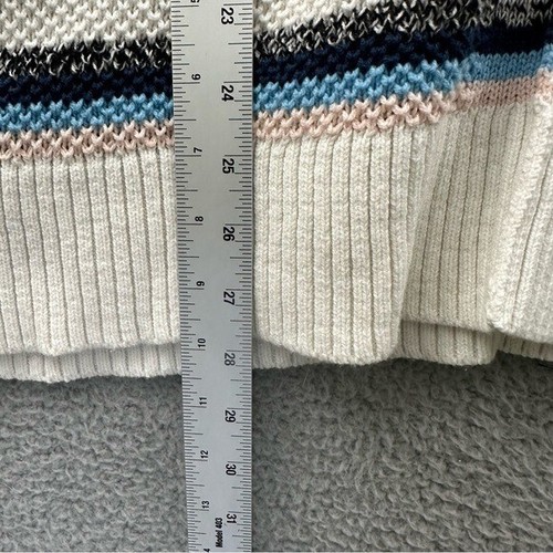 LOFT Langarm U-Boot Ausschnitt Strick Tunika Pullover Preppy Büro Baumwollmischung Damen M - Bild 7 von 8