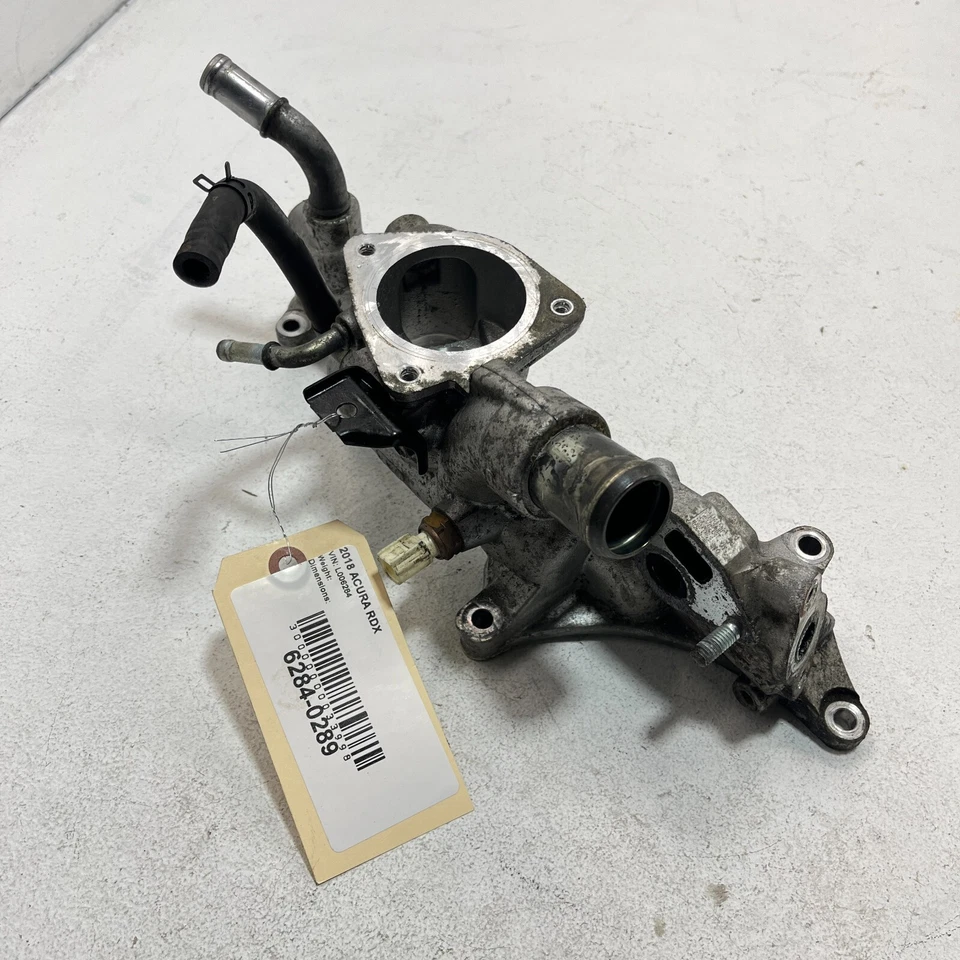 ACURA RDX 2016-2018 3,5 L 55 K MDX paso de agua termostato carcasa OEM Foto 3 de 4