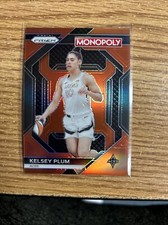 2024 Panini WNBA Monopoly Prizm Kelsey Plum Orange Prizm #/124 WNBA Aces