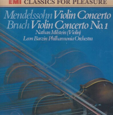 MENDELSSOHN BRUCH Nathan Milstein Leon Barzin EMI *BRAND NEW*
