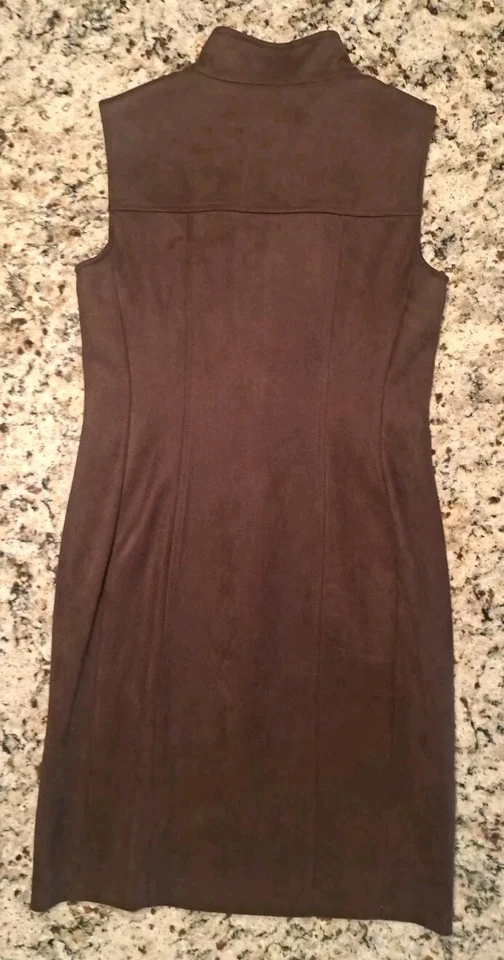 Vestido vaina Tommy Hilfiger para mujer de gamuza con cremallera frontal 10 Foto 3 de 3