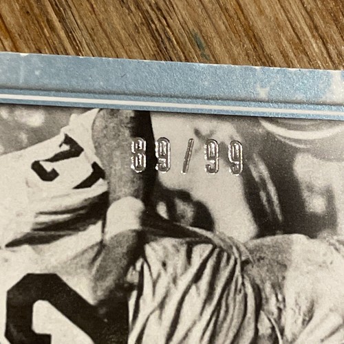 2009-10 Upper Deck Draft Edition Alma Mater #AM-TB Terry Bradshaw SP Blue #89/99 - Picture 3 of 5