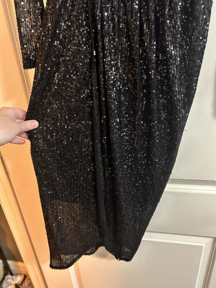 Ivy City Co Starstruck Dress Black xxs - Image 3 of 4