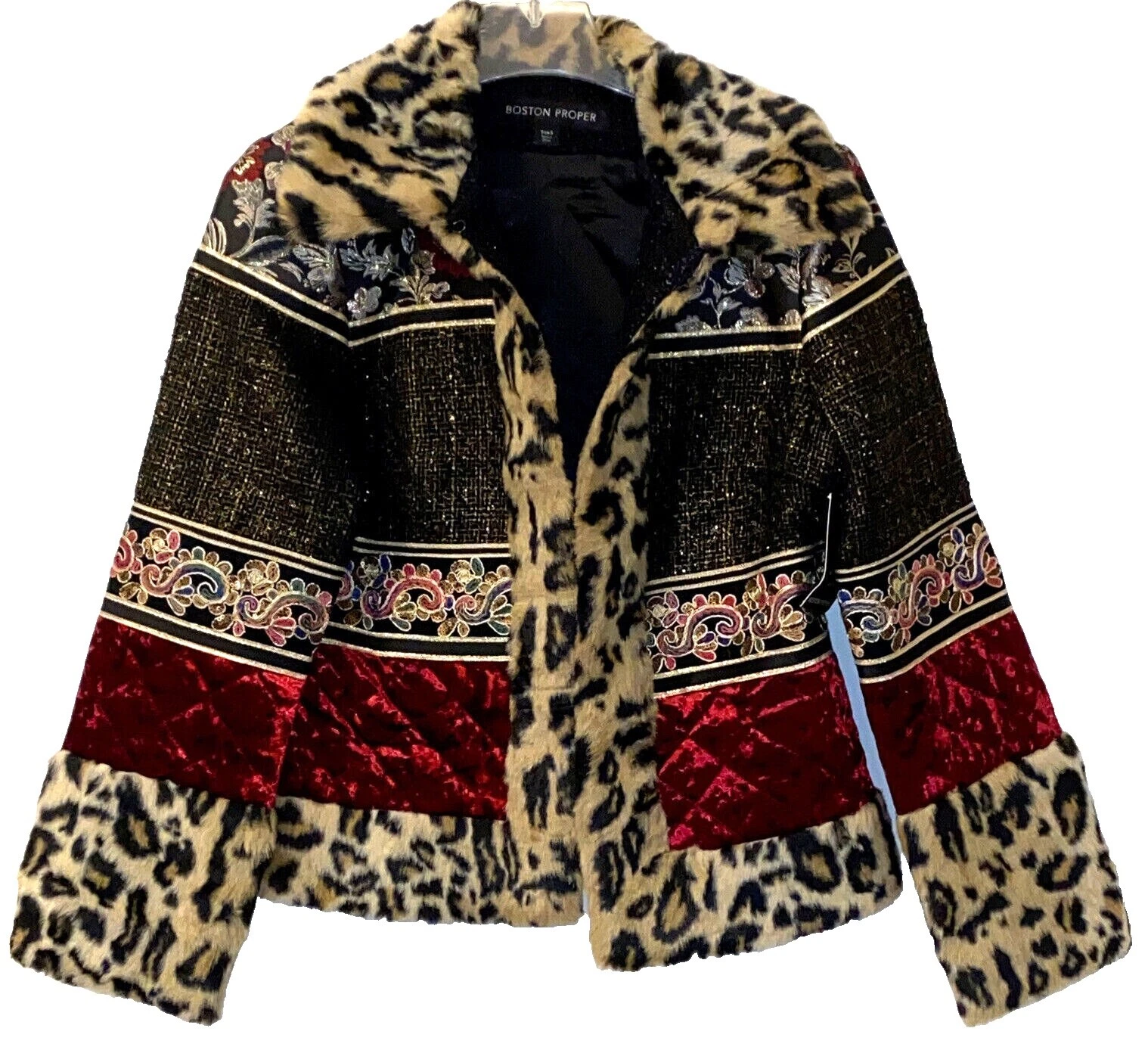 Boston Proper Animal Print Coats, Jackets & Vests for Women