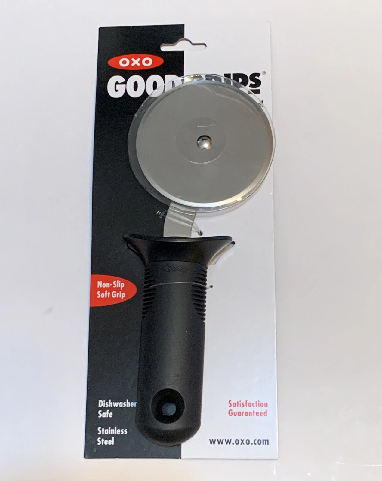 OXO Good Grips Pizza Wheel Cutter Heavy Duty Stainless Steel Non Slip Soft Grip