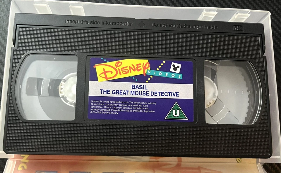 Basil The Great Mouse Detective VHS Tape Cert U Disney Animated Distributed UK - Image 4 of 4