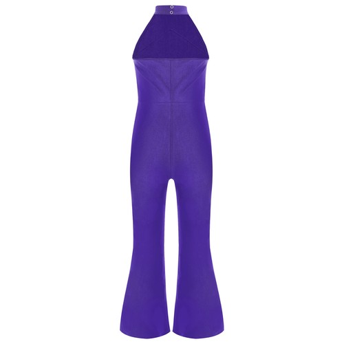 Kids Girls Leotard Sleeveless Jumpsuit Jazz Overalls Tassel Rompers Modern Gym - Picture 32 of 70