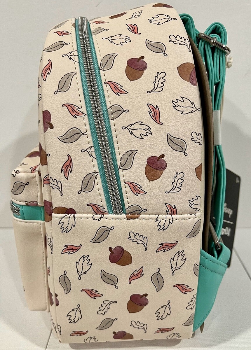 Loungefly Chip & Dale Fall Leaves Mini Backpack and matching wallet title New! Pre-order Now: Loungefly Disney Chip & Dale  main image 2