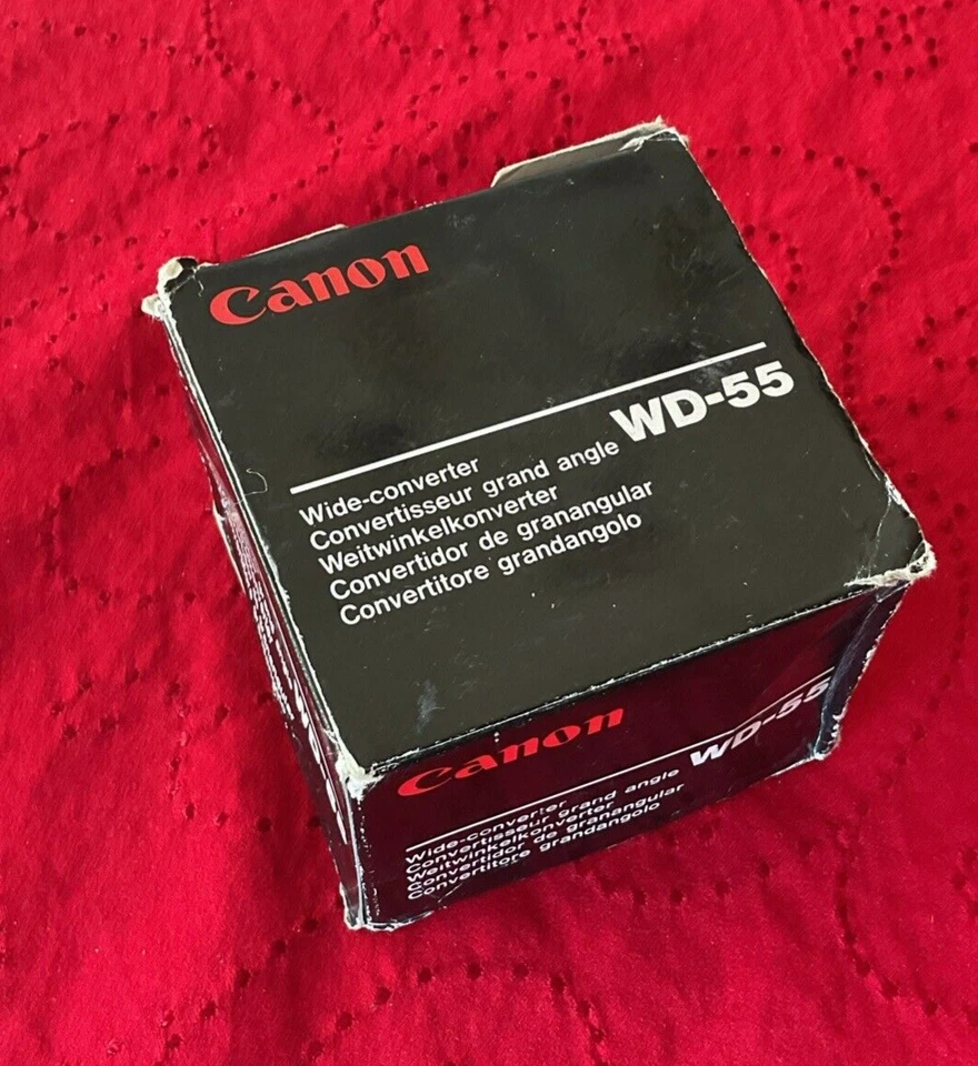 Canon WD-55 Camera Video LENS WD 55 0.7x WIDE CONVERTER 55MM - Image 4 of 4