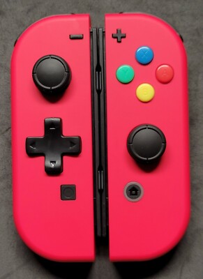 Custom Nintendo Switch Joy Con Controller! Passion Red Joy Cons with Dpad!