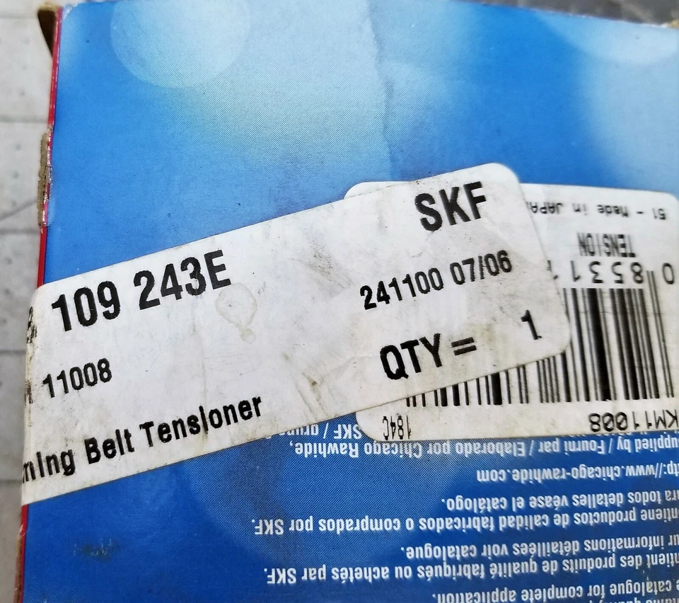 Tensor de correa de distribución 97-00 Audi VW A4 Quattro 1.8L L4 DOHC 20v [C4B1 Foto 3 de 4