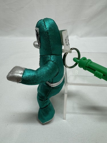 Intel Inside 1997 Pentium II Green Moon Bunny Space People 4" Keychain Figure - Picture 4 of 7