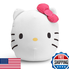 Northwest Hello Kitty Cloud Pillow, 11" Soft Plush Decorative Accent Cushion