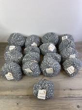 Avalon by Jaeger Yarn Lot 17 Skeins Wool Alpaca Blend Bulky Blue Gray