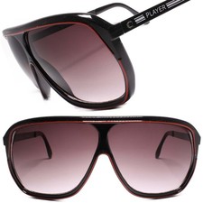 Classic Retro Swag Hip Hop Player Mens Womens Oversized Black Sunglasses