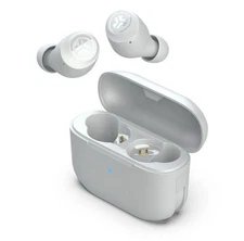 JLab GO Air Pop+ True Wireless Bluetooth Earbuds - Cloud White