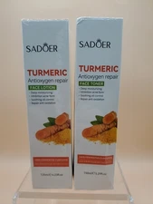 Sadoer Turmeric Antioxygen Repair Face 4.23oz Toner & 5.29oz Lotion Set (2 Pack)