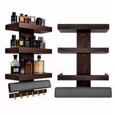 Wall Mounted Cologne Organizer Men Perfume Shelf wall 3 Tier Organizador de