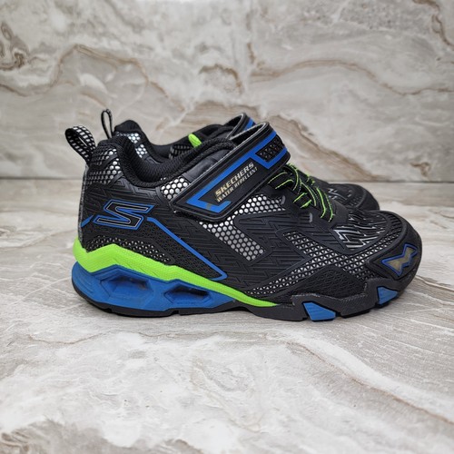 Skechers Boy's Hydro Lights-Heat-Tread Sneaker Water Repellent Size 13 - Picture 4 of 10