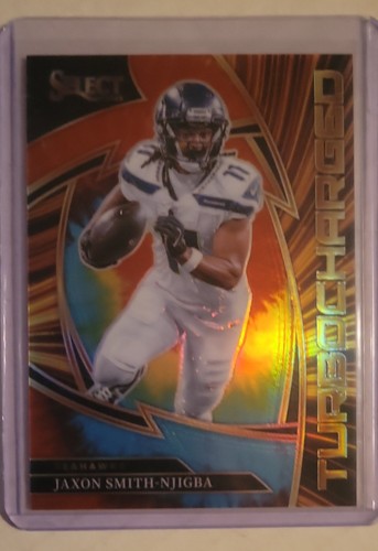 Jaxon Smith-Njigba  [Tie-Dye Prizm] #16 2025 Panini Select Turbocharged card