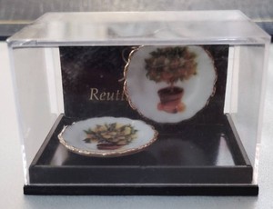 Reutter Porcelain Miniatures Fruit Tree Plates Set