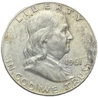 1961-D Franklin Silver Half Dollar 50C Denver Mint Better Coin
