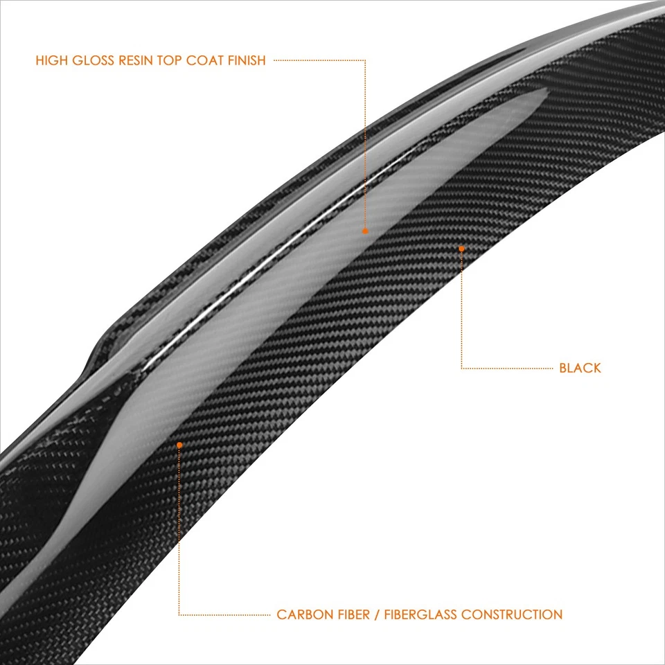 Alerón de maletero de fibra de carbono real para BMW Serie 3 G20 G21 Sedán 19-22 Foto 4 de 4