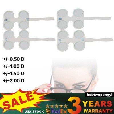 Confirmation Flipper Flipper Set 21mm 4 Units Flip Lens Set Thick Solid Lenses