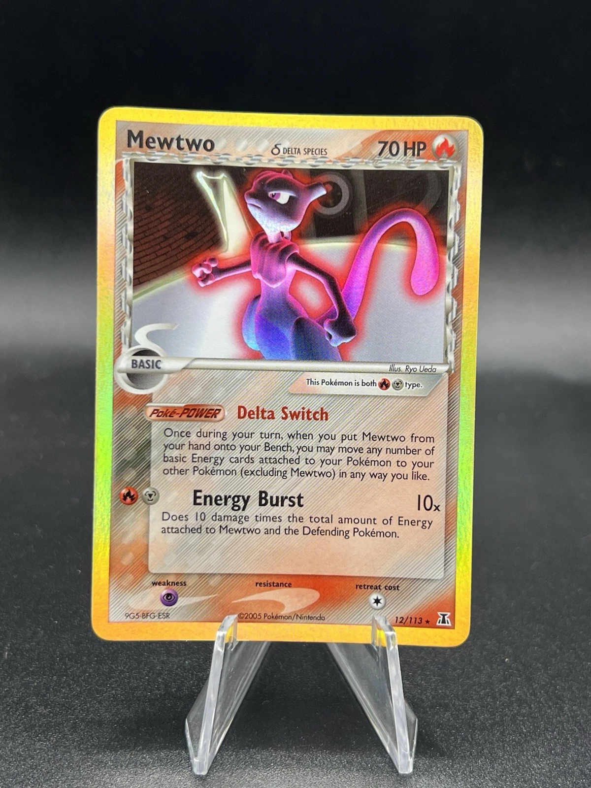 Pokémon TCG Mewtwo Delta Species EX Delta Species 12/113 Holo Nm YQ1