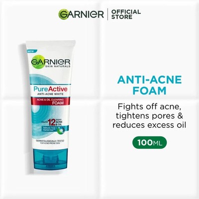 Garnier Pure Active Anti Acne Foam 100ml