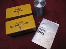 for Kodak Ektra 90mm  135mm Ektar Lens Box Only ,Can, Instruction Manual
