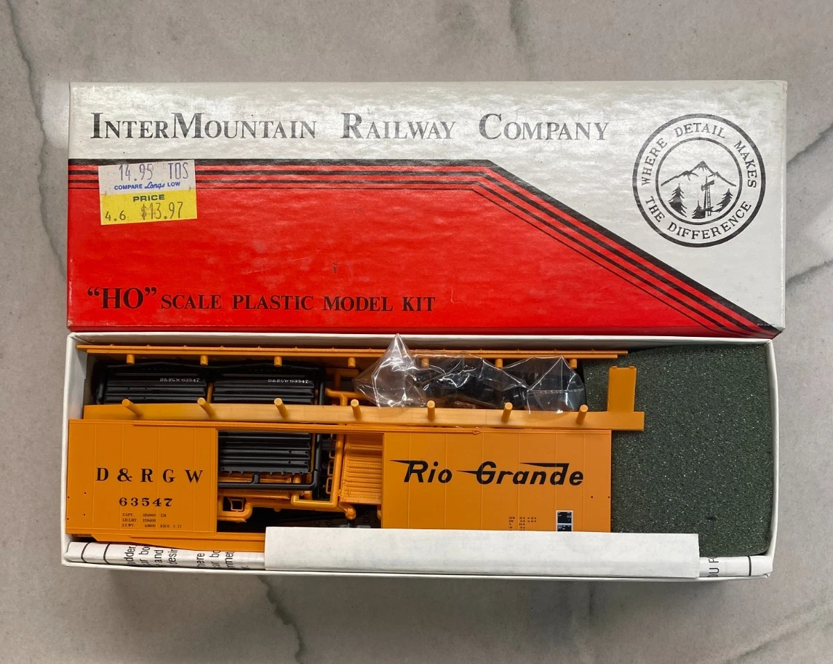 Lot 5 Wagons Réfrigérants US Intermountain H0 - Santa Fe, Occasion Excellent état
