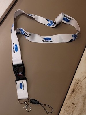 Ford Racing -  White Lanyard For Fiesta,Focus,Puma,Capri, StreetKa