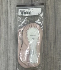 Bloch Bunnyhop SO225G Ballet Shoes Pink Leather Girls Size 7 Child NEW