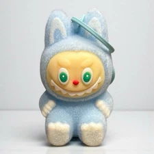 Blue Plush Monster Keychain Bagcharm