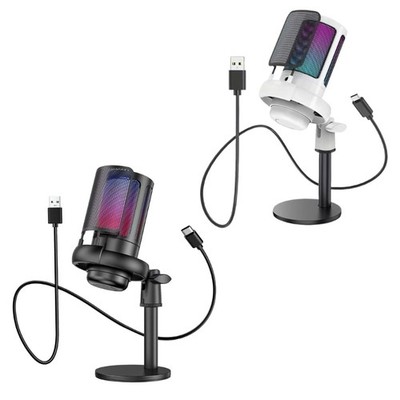 Useful USB Voice Gadget With glowing Light Features For Virtual Meetings Game