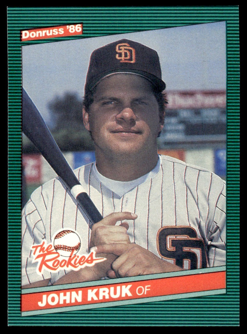 1986 Donruss The Rookies John Kruk #42 MINT (Centered)