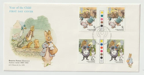 11/7/1979 UK GB FDC - Year of the Child - Beatrix Potter - Philatelic Bureau #1
